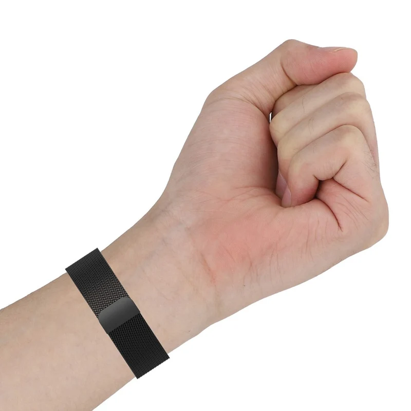 Unglaublich cool Universell Fitbit Metall armband - Größe: L