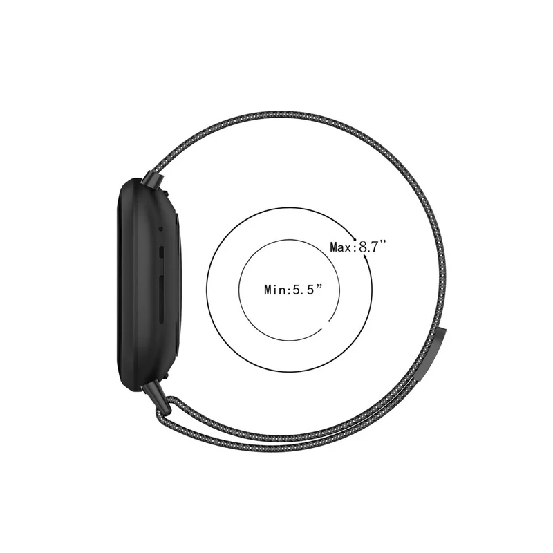 Unglaublich cool Universell Fitbit Metall armband - Größe: L