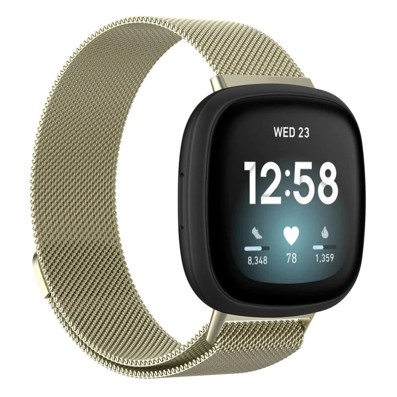 Absolut langlebig Universell Fitbit Metall armband - Größe: S