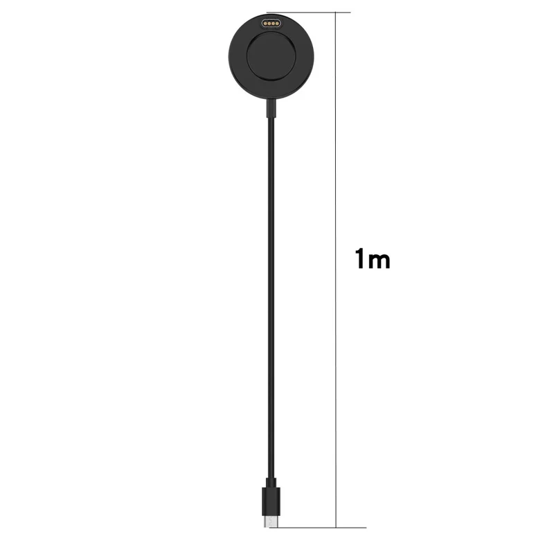 1m Plastik Garmin Smartwatch Type-C Ladekabel