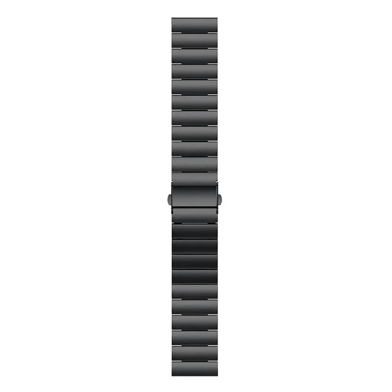 Oppo Watch S Premium Stahl-/ Metallarmband (Schwarz)