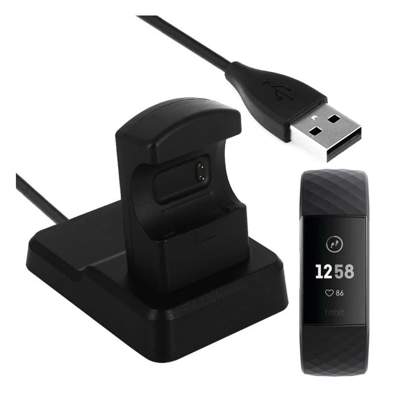 Plastik Fitbit Charge 3 / Fitbit Charge 4 USB Ladestation