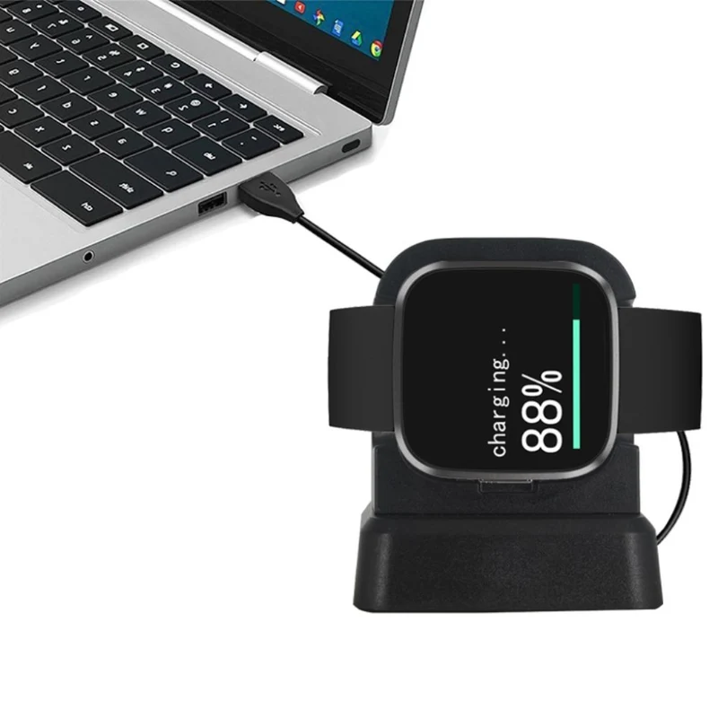 Plastik Fitbit Versa 2 USB Ladestation