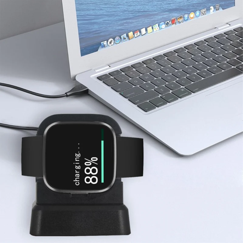 Plastik Fitbit Versa 2 USB Ladestation