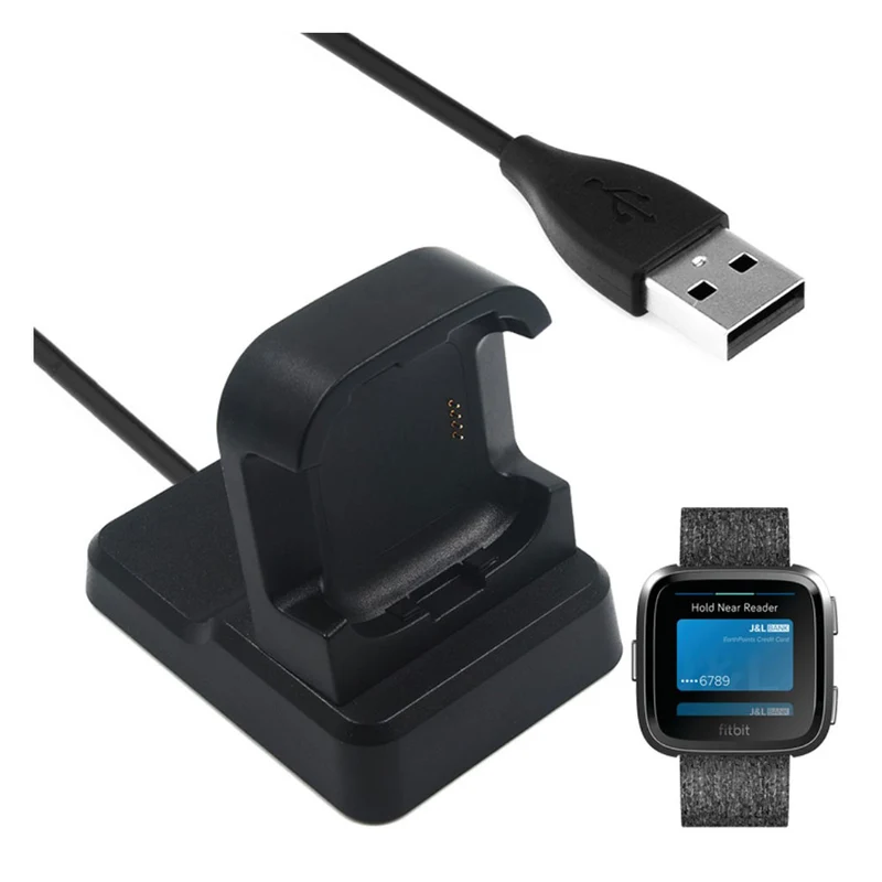 Plastik Fitbit Versa 1 USB Ladestation