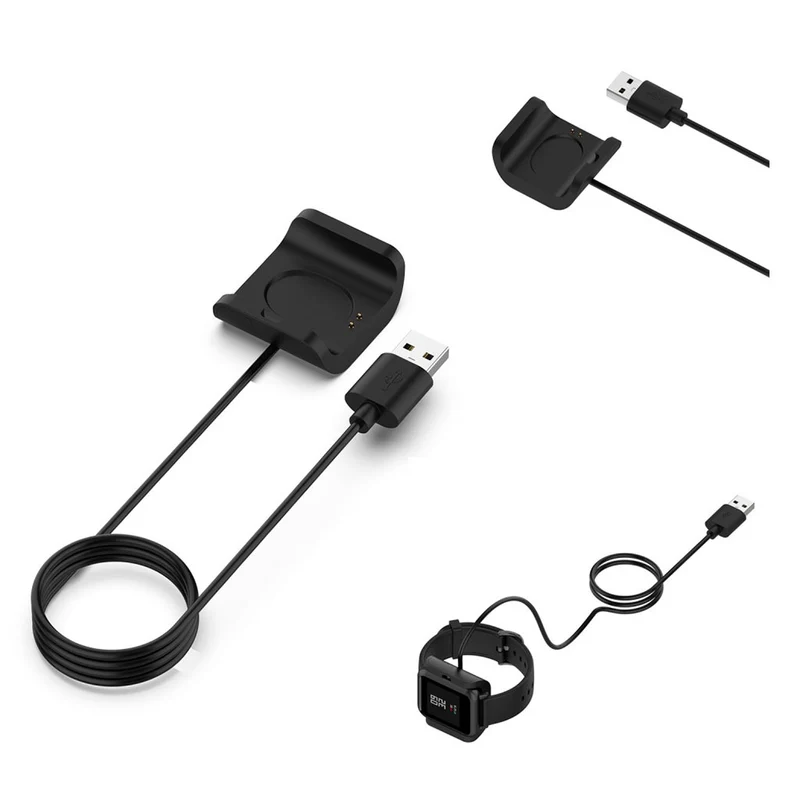 1m Plastik Amazfit 1 USB Ladestation
