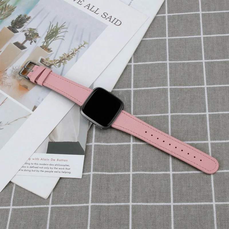 Absolut cool Universell Fitbit Echtes Leder armband
