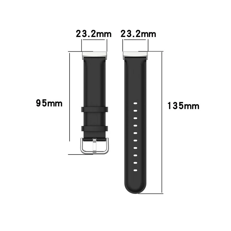 Auffallend stilvoll Universell Fitbit Echtes Leder armband