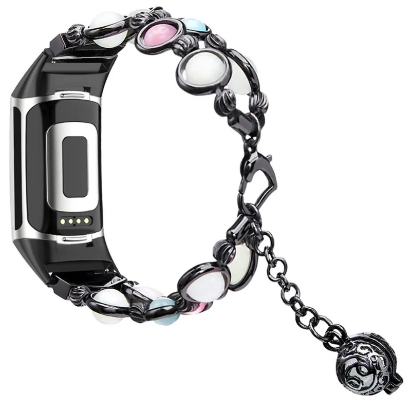 Fitbit Charge 4 / Fitbit Charge 3 Metall und Strass armband