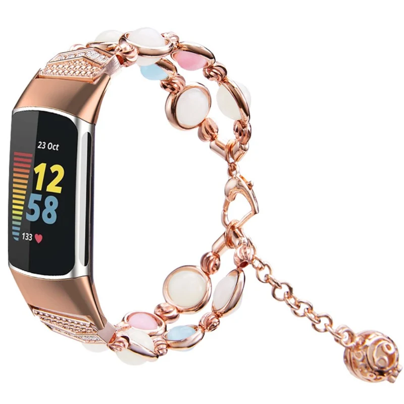 Fitbit Charge 4 / Fitbit Charge 3 Metall und Strass armband