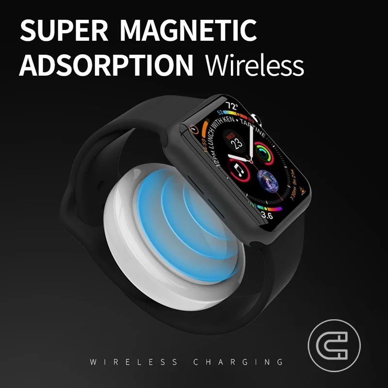 Plastik Apple Watch Series 7 41mm Drahtlos Type-C Ladestation