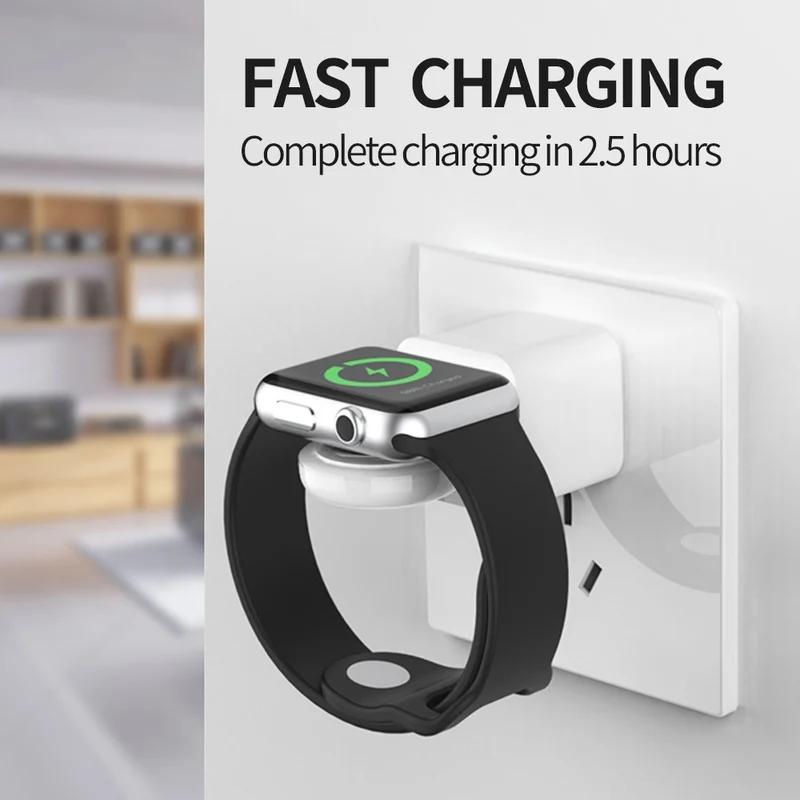 Plastik Apple Watch Series 7 41mm Drahtlos Type-C Ladestation