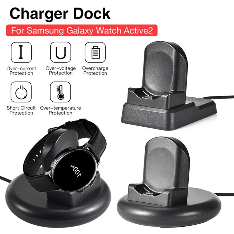 100cm Plastik Samsung Galaxy Watch 4 (44mm) / Samsung Galaxy Watch Active 2 - 44mm USB Ladestation