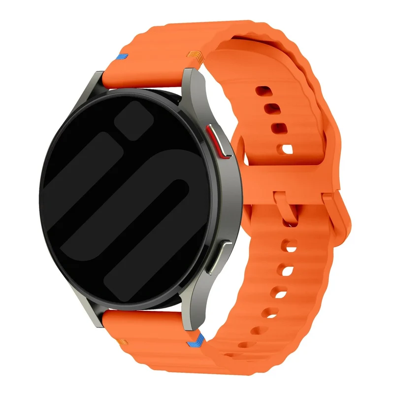 Oppo Watch X3 Wave Silikonarmband (Orange)