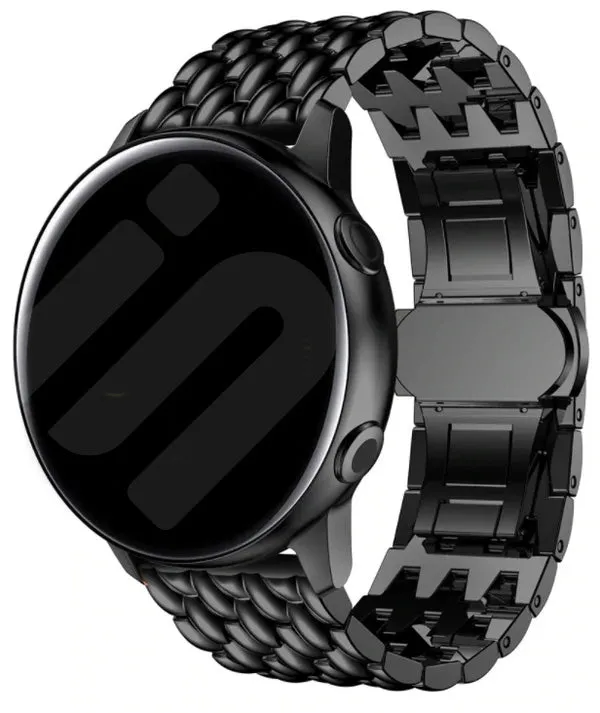 Oppo Watch S Drachen Stahlarmband (Schwarz)