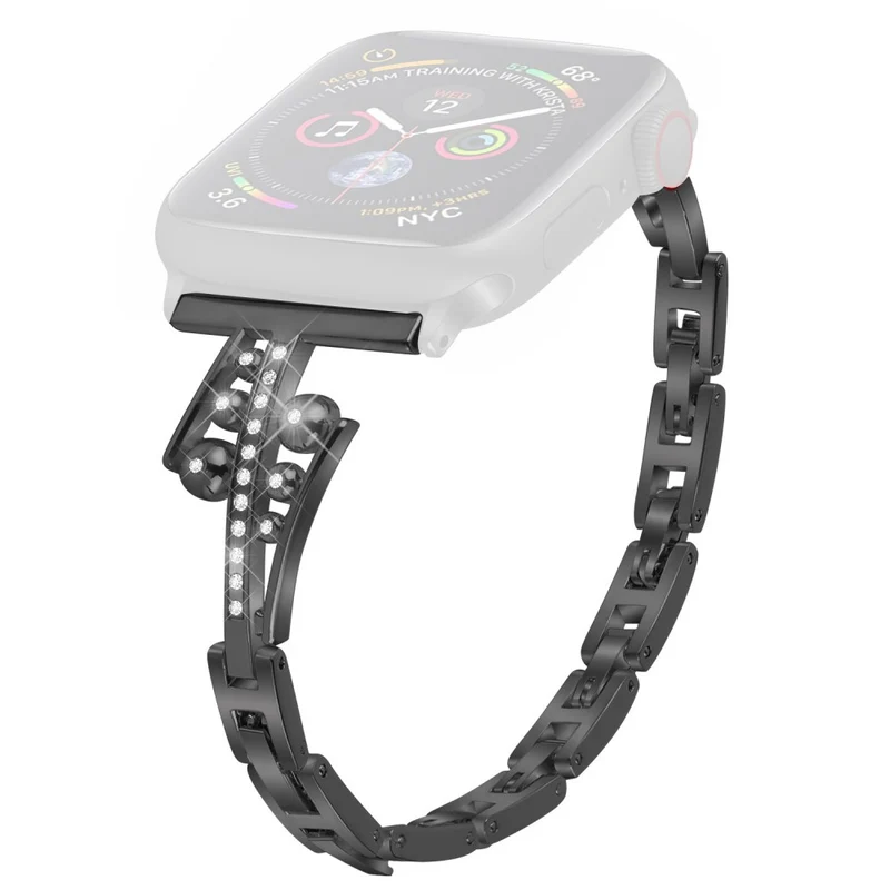 Absolut schön Universell Apple Metall und Strass armband