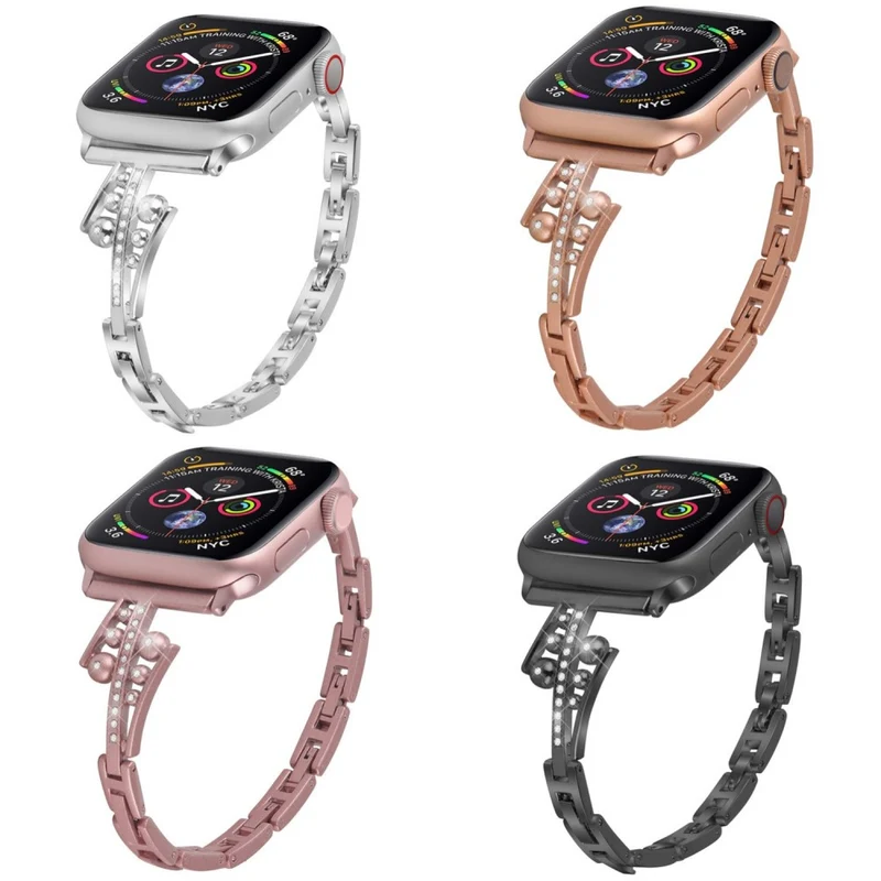 Absolut schön Universell Apple Metall und Strass armband