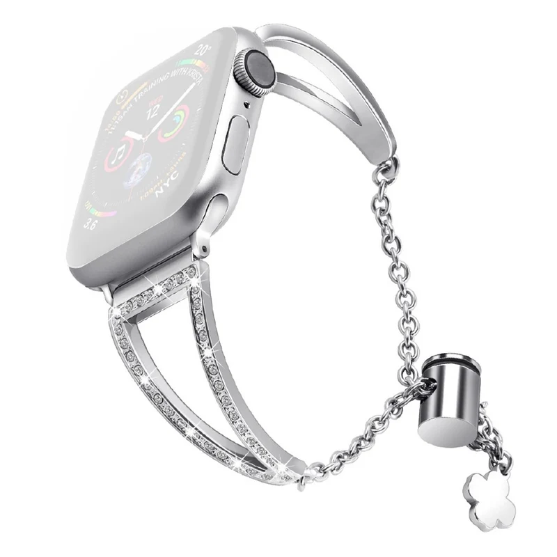 Unglaublich süß Universell Apple Metall und Strass armband