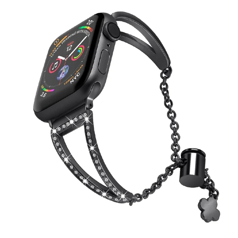 Unglaublich süß Universell Apple Metall und Strass armband