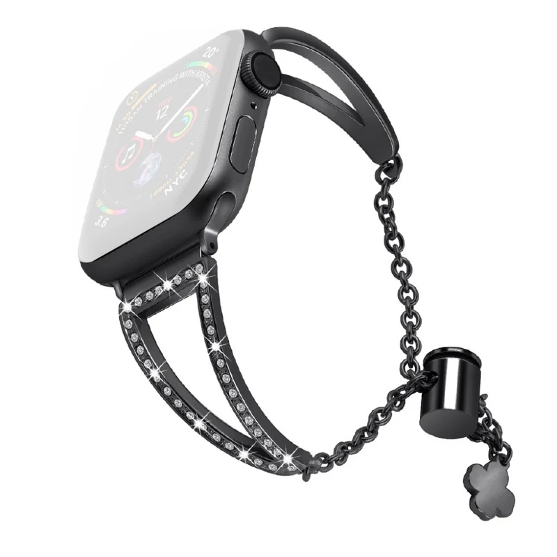 Absolut süß Universell Apple Metall und Strass armband