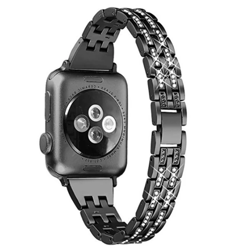 Super cool Universell Apple Metall und Strass armband