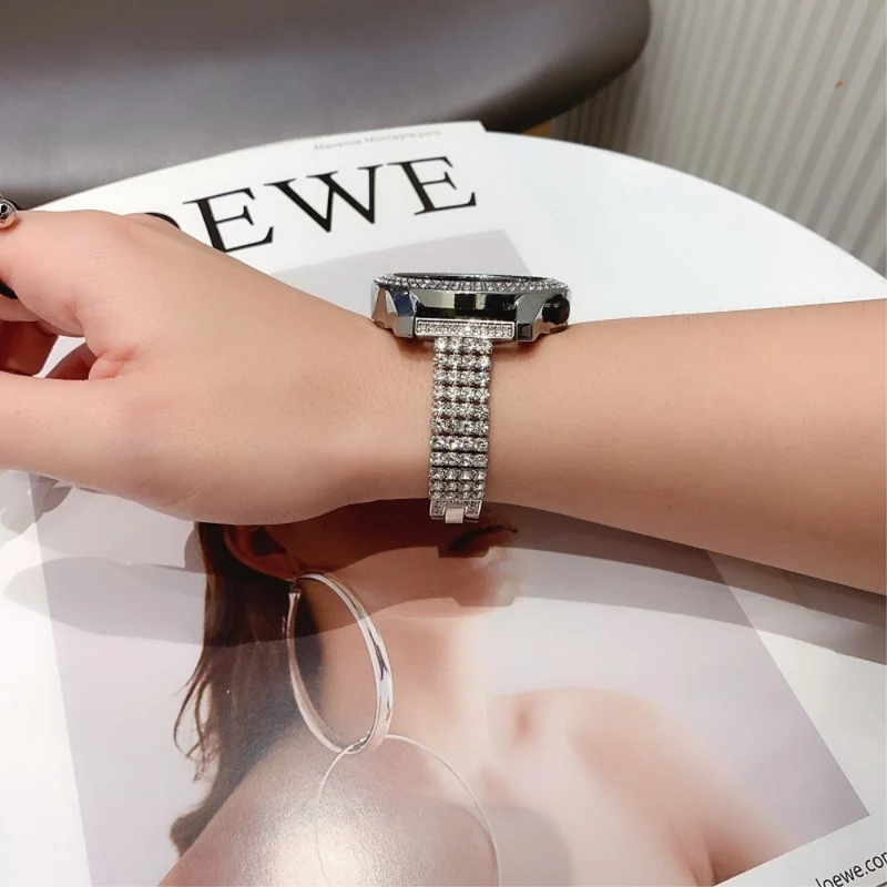 Zeitlos Universell Samsung Metall und Strass armband
