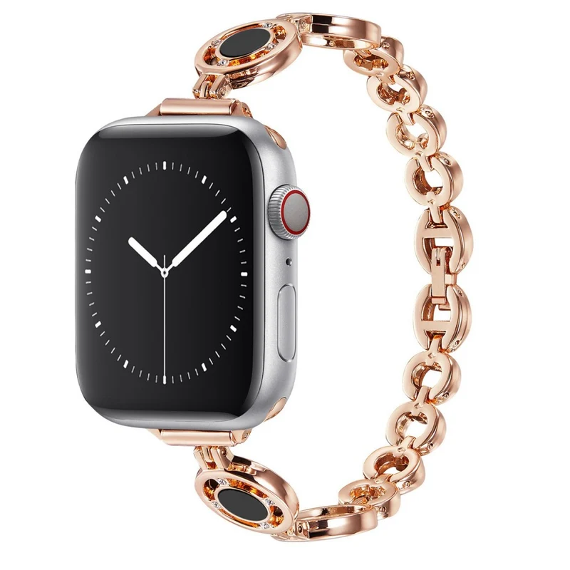 Absolut gut Universell Apple Metall und Strass armband