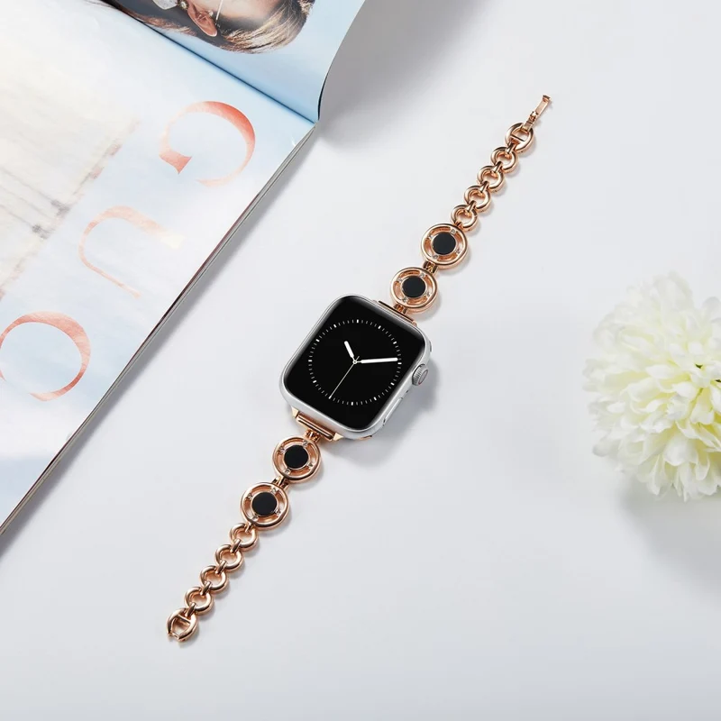 Absolut gut Universell Apple Metall und Strass armband