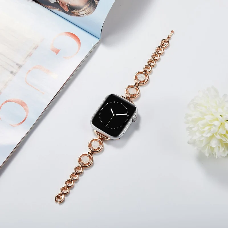 Absolut gut Universell Apple Metall und Strass armband
