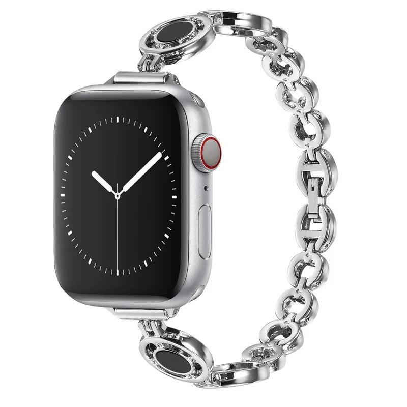 Absolut gut Universell Apple Metall und Strass armband