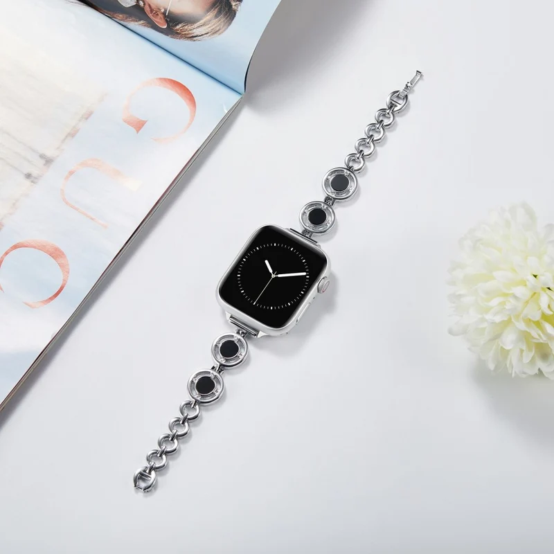 Absolut gut Universell Apple Metall und Strass armband