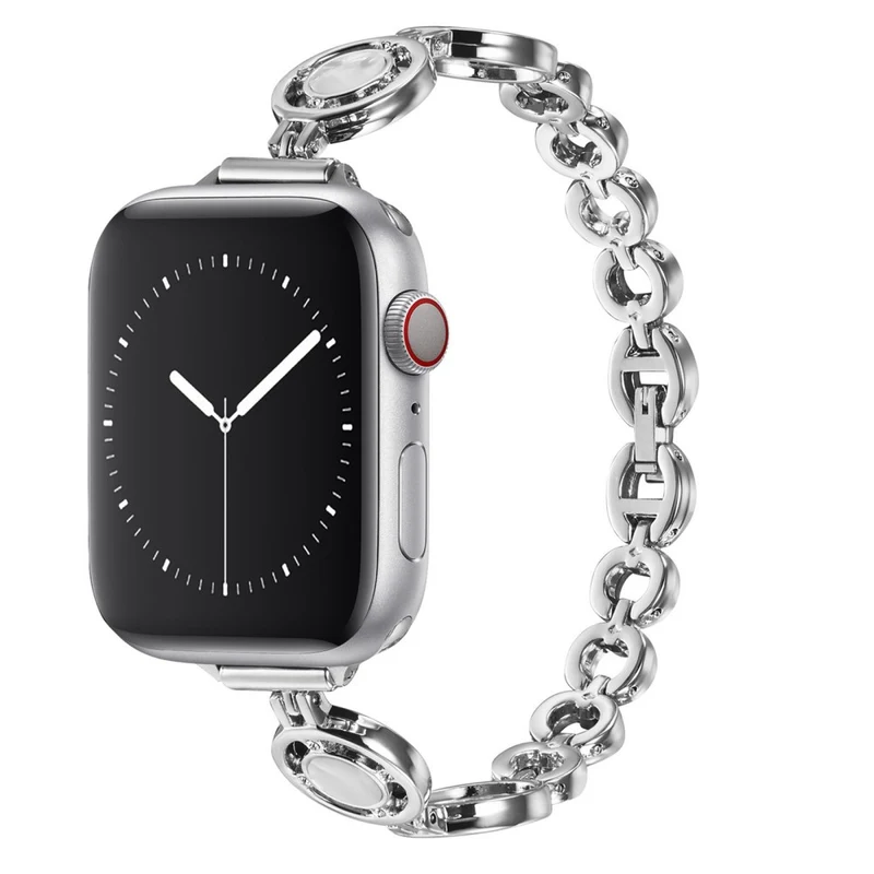 Absolut gut Universell Apple Metall und Strass armband