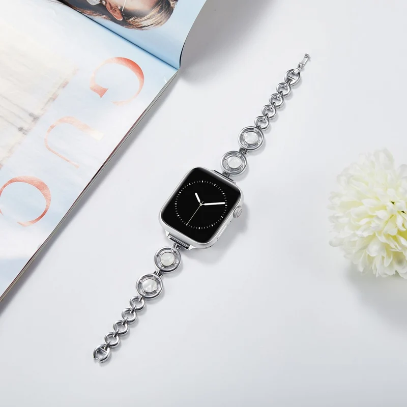 Absolut gut Universell Apple Metall und Strass armband