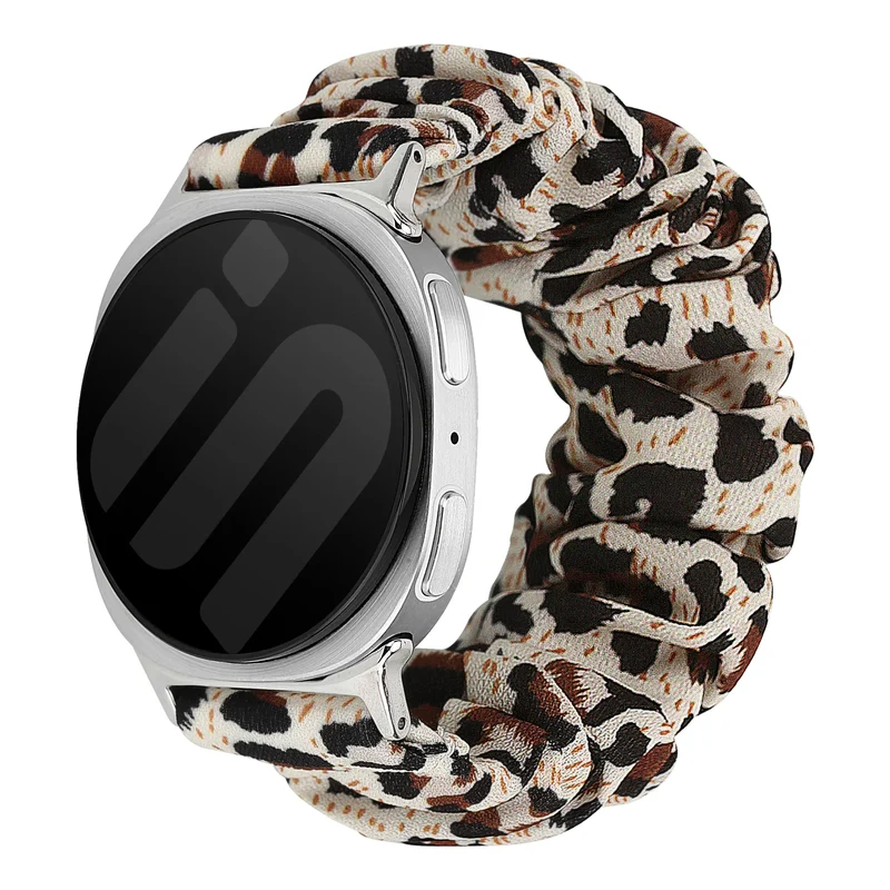 Samsung Galaxy Watch 8 Classic Scrunchie Armband (Leopbard)