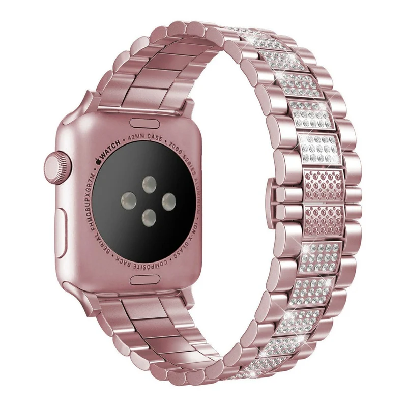 Megastark Universell Apple Metall und Strass armband