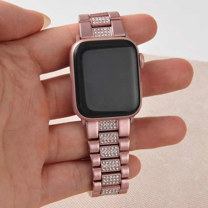 Megastark Universell Apple Metall und Strass armband