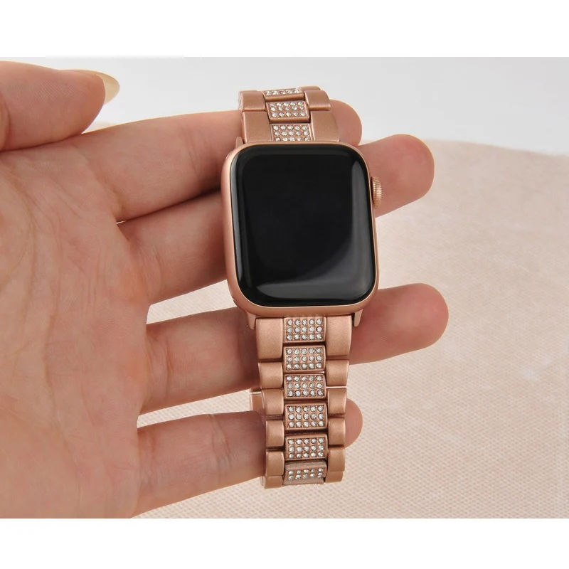 Megastark Universell Apple Metall und Strass armband