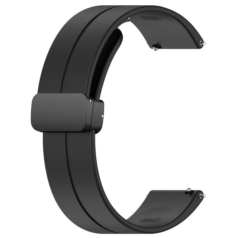 Oppo Watch X3 Silikonarmband D-Schnalle (Schwarz)