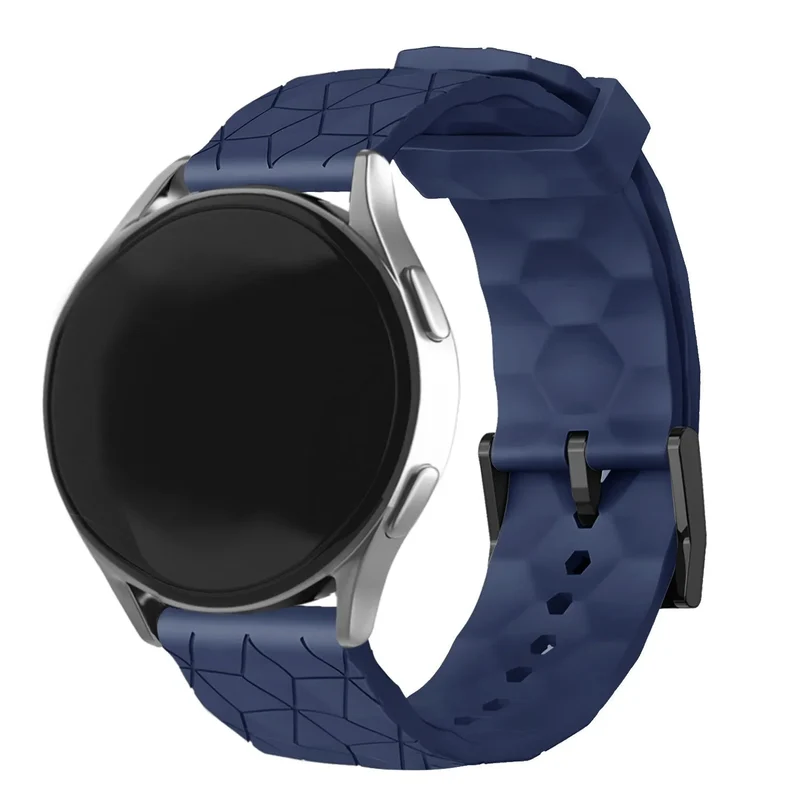 Oppo Watch X3 'Hexagon' Silikonarmband (Dunkelblau)