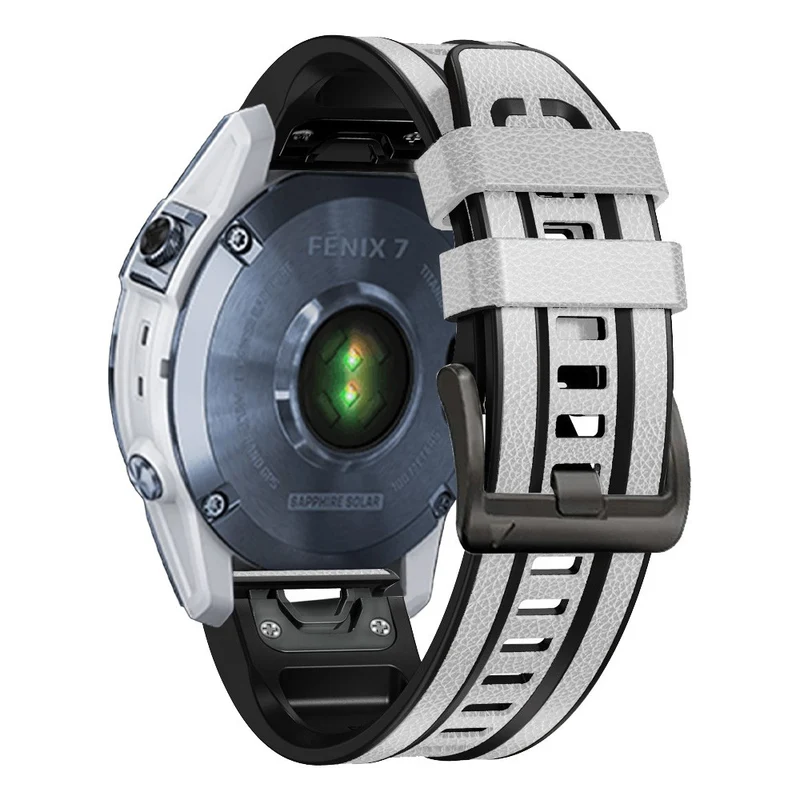 Super cool Universell Kunstleder und Silikon / TPU armband