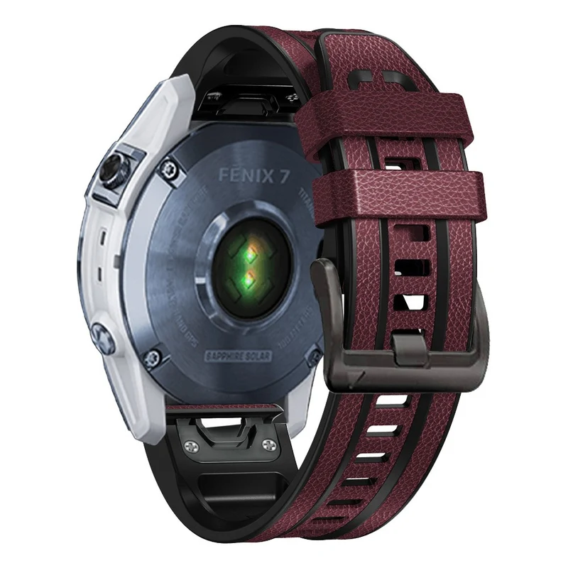Super cool Universell Kunstleder und Silikon / TPU armband