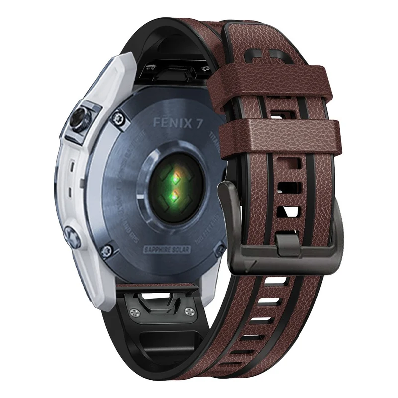 Super cool Universell Kunstleder und Silikon / TPU armband