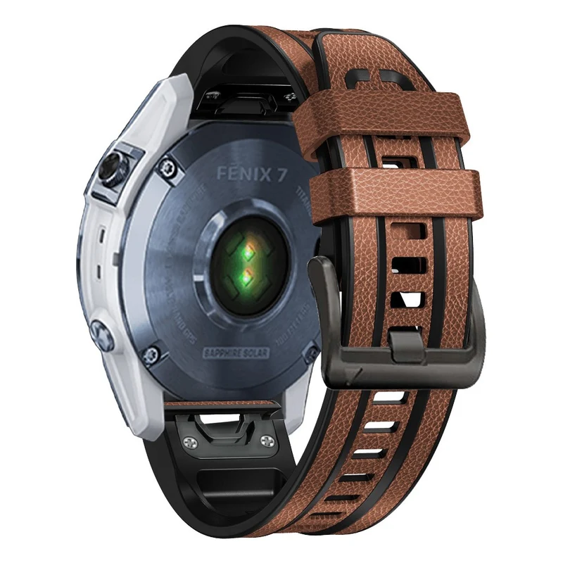 Super cool Universell Kunstleder und Silikon / TPU armband