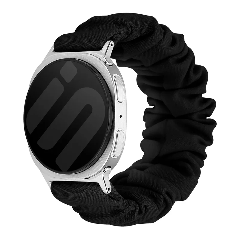 Samsung Galaxy Watch 8 - 44mm Scrunchie Armband (Schwarz)