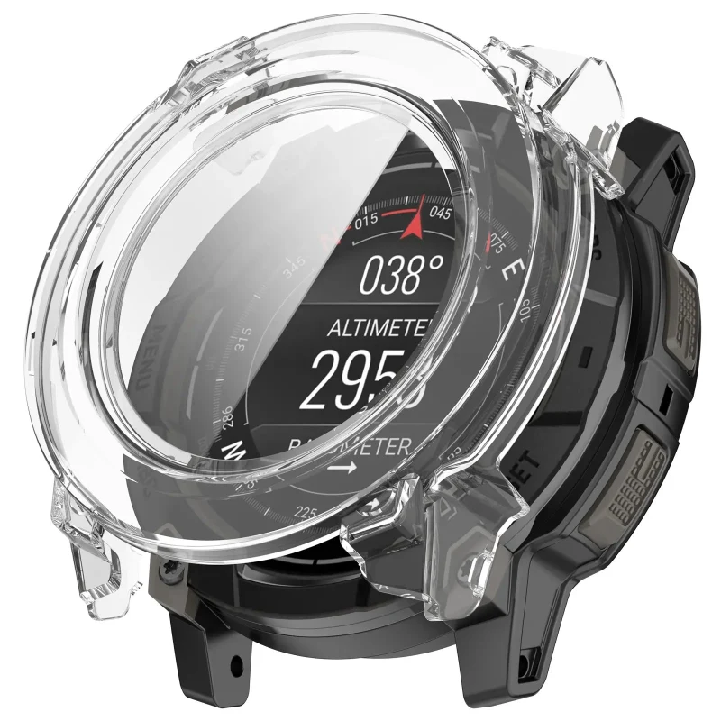 Garmin Instinct 3 - 45mm PC Case mit Glas (Transparent)