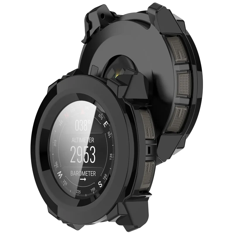 Garmin Instinct 3 - 45mm PC Case mit Glas (Schwarz)