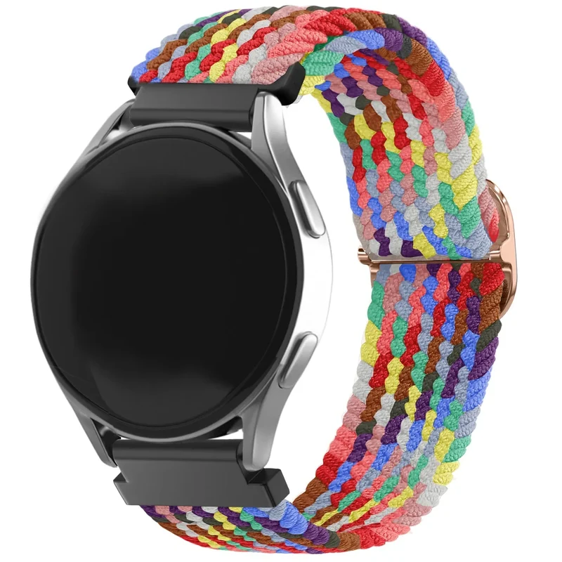 Oppo Watch S Verstellbar-Geflochtenes Armband (Farbenfroh)