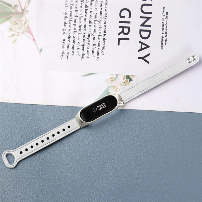 Xiaomi Mi Smart Band 4 / Xiaomi Mi Band 3 Echtes Leder armband