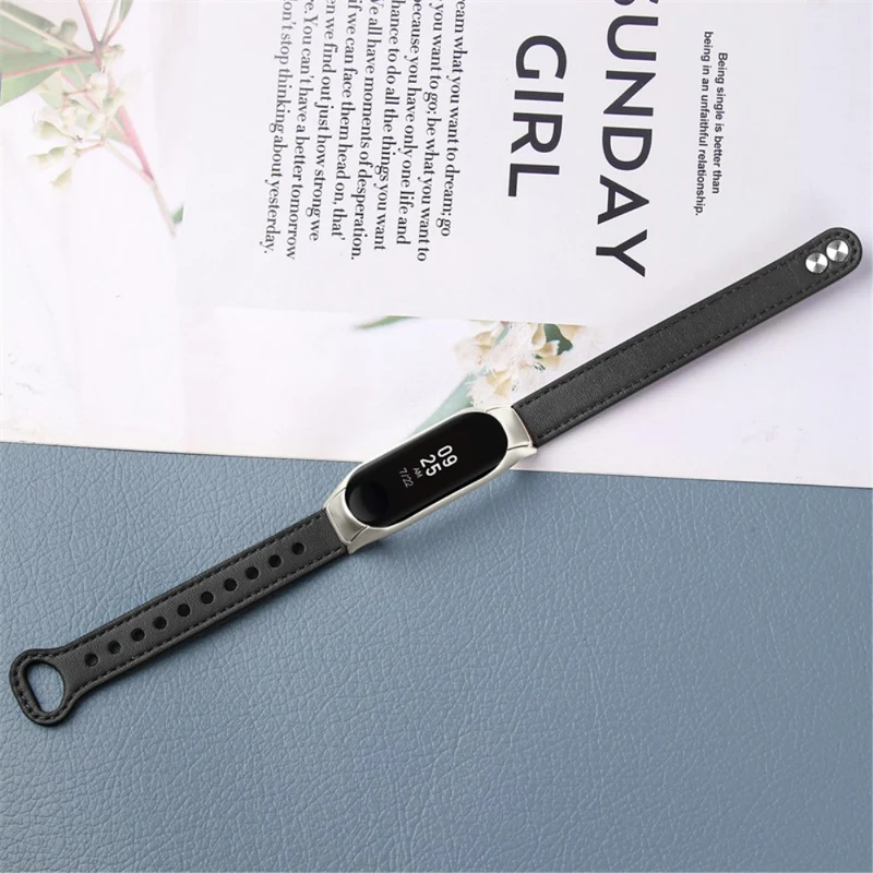 Xiaomi Mi Smart Band 4 / Xiaomi Mi Band 3 Echtes Leder armband