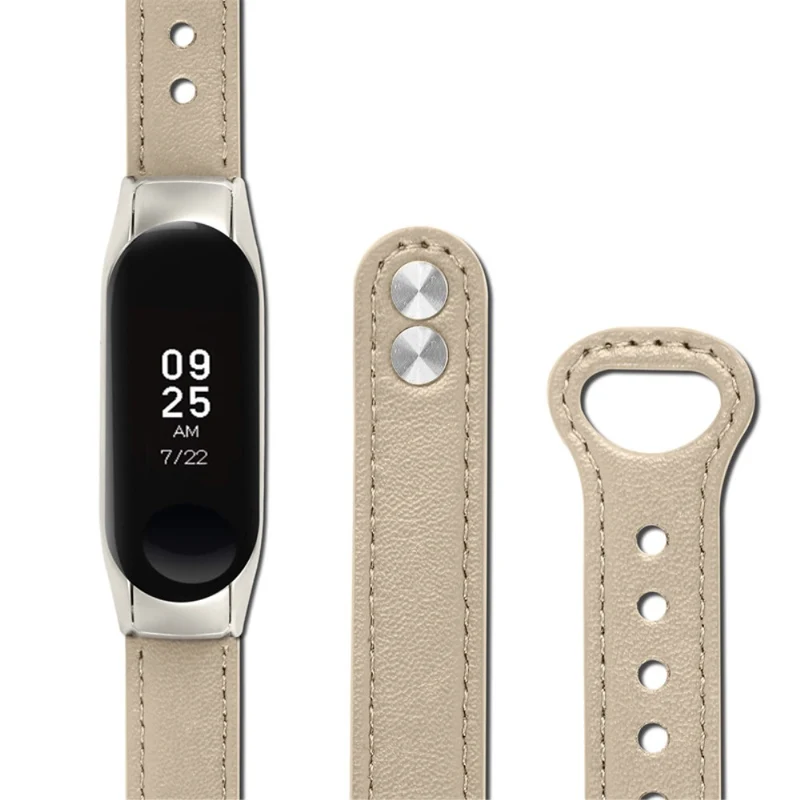 Xiaomi Mi Smart Band 4 / Xiaomi Mi Band 3 Echtes Leder armband